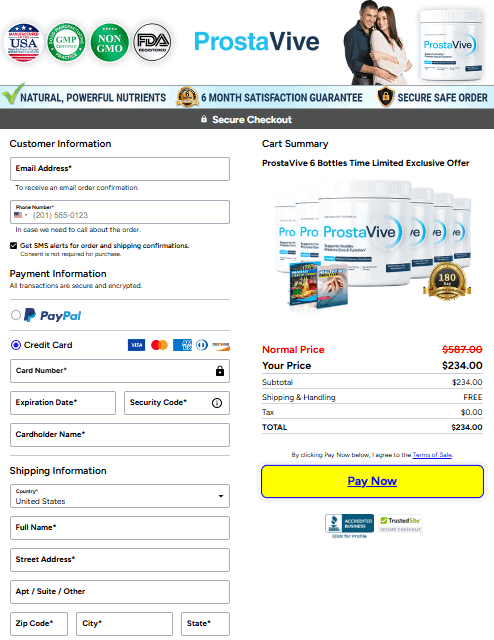 ProstaVive-Secure-Checkout